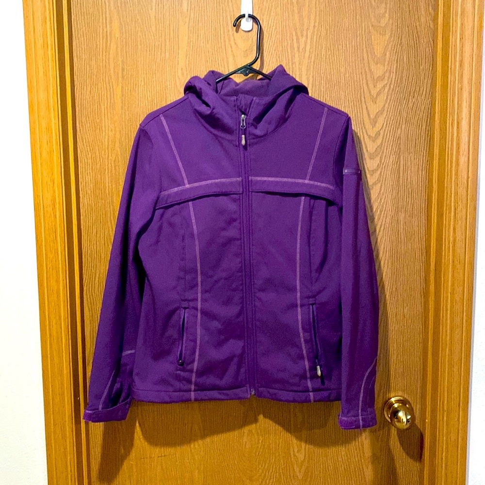 32 weatherproof purple medium jacket